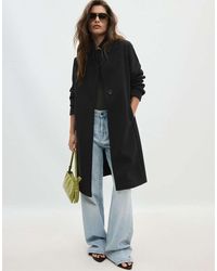 Stradivarius - Basic Soft-touch Coat - Lyst
