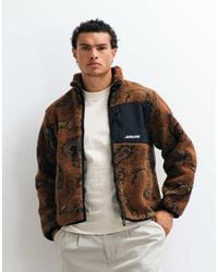 Santa Cruz - Freestyle Paisley Patterned Zip Up Fleece Jacket - Lyst