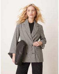 Abercrombie & Fitch - Slouchy Double Breasted Blazer - Lyst