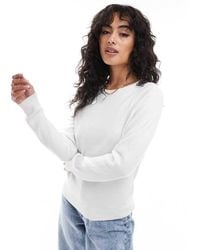 Vero Moda - Doffy Ribbed Crew Neck Knitted Jumper - Lyst