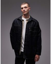 Levi's - Denim Shacket Met Twist - Lyst