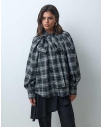 Iyal - Bow Detail Balloon Sleeve Shirt Co-ord - Lyst