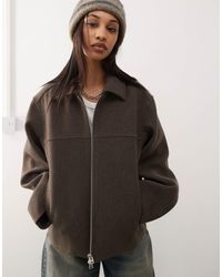 Weekday - – ari – wollmix-jacke - Lyst