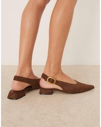 ASOS - Leonora Slingback Ballets - Lyst