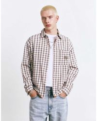 Pull&Bear - Stwd Plaid Shirt - Lyst