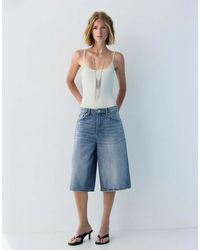 Pull&Bear - Low-Rise Jorts - Lyst