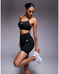 adidas Originals - Adidas Training Optime Essentials 7"" leggings Shorts - Lyst