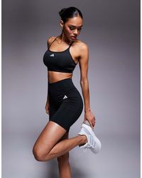 adidas Originals - Adidas Training Optime Essentials 7"" leggings Shorts - Lyst