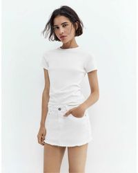 Pull&Bear - – jeans-skort - Lyst