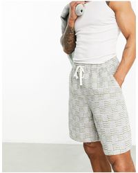 ASOS - Co-ord Textured Wide Shorts - Lyst