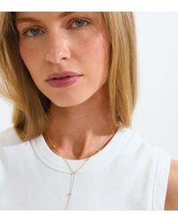 Pilgrim - Root Y Necklace - Lyst