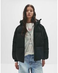 Pull&Bear - Doudoune à capuche - Lyst