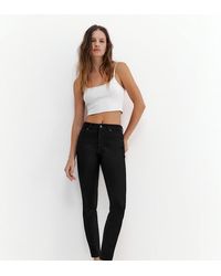 Pull&Bear - High-waist Skinny Jeans - Lyst