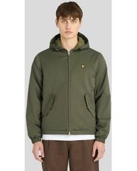 Lyle & Scott - Mid Jackets Padded Hooded Zip Through Jacket - Lyst