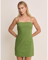 Nobody's Child - Linen-Blend Palma Mini Dress - Lyst
