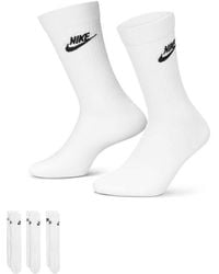 Nike - Everyday Essential 3 Pack Crew Socks - Lyst