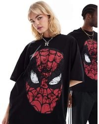 ASOS - Marvel Unisex Oversized T-shirt With Spider-man Large Scale Print - Lyst