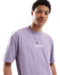 Hollister - Small Boxy Bubble Logo Cooling T-Shirt - Lyst