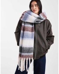 New Look - Sciarpa Ampia A Righe - Lyst
