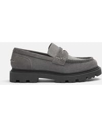 Pull&Bear - Mocassins en cuir à semelle chunky - Lyst