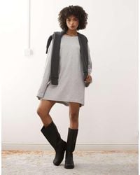 Weekday - Oversized Long Sleeve T-shirt Dress - Lyst