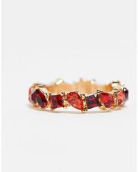 ASOS - – er ring mit schmucksteinen - Lyst