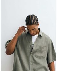 ASOS - Boxy Oversized Drapey Shirt - Lyst