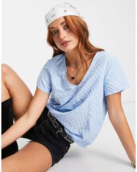 Blusa transparente Stradivarius de Tejido sintético de color Negro | Lyst