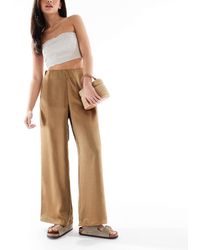 Aware - – hose zum reinschlüpfen aus satin - Lyst