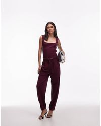 ASOS - Co-Ord Tailored Ponte Banana Leg Trousers - Lyst