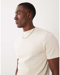 ASOS - Slim T-shirt With High Neck - Lyst
