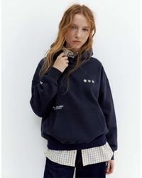 Pull&Bear - Hoodie With Embroidered Graphic - Lyst