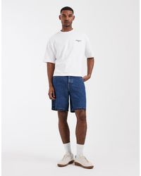 ASOS - Circular Design Collection Denim Jorts - Lyst