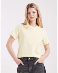 Pieces - Boxy T-shirt - Lyst