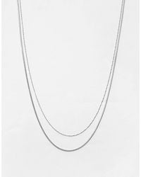Pull&Bear - – 2er-pack basic-halsketten - Lyst