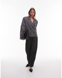 ASOS - Tailored Belted Tapered Leg Trouser - Lyst