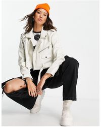 topshop white jacket