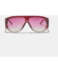 Stradivarius - Oval Resin Sunglasses - Lyst