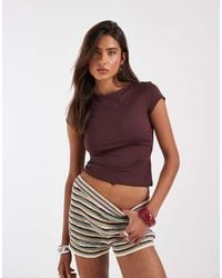 ASOS - Polyamide Slinky Baby Tee - Lyst