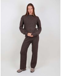 SIMMI - Ribbed Knitted Trousers - Lyst
