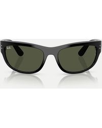 Ray-Ban - Mega Balorama Blacked Out Collection Rectangle Sunglasses With Lens - Lyst