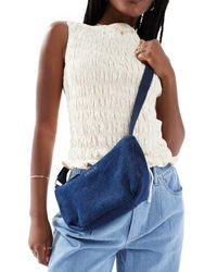 Levi's - Denim Crossbody Tas Met Logo - Lyst