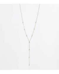 Accessorize - Z Sparkle Lariat Chain Necklace - Lyst