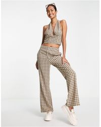 Lola May - Wide Leg Trousers Co-ord - Lyst