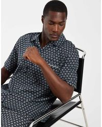 Lacoste - Co-ord Short Sleeve Monogram Logo Shirt - Lyst