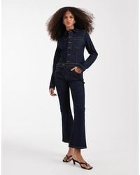 ASOS - Crop Kick Flare Jean - Lyst