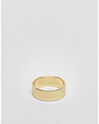 ASOS – farbener Ring - Mettallic