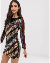 forever unique black and white dress