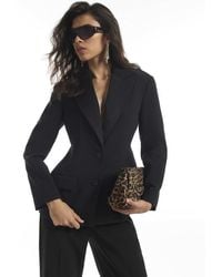 River Island - Tux Detail Blazer - Lyst