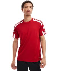 adidas Originals - Adidas - football squadra 21 - t-shirt rossa - Lyst